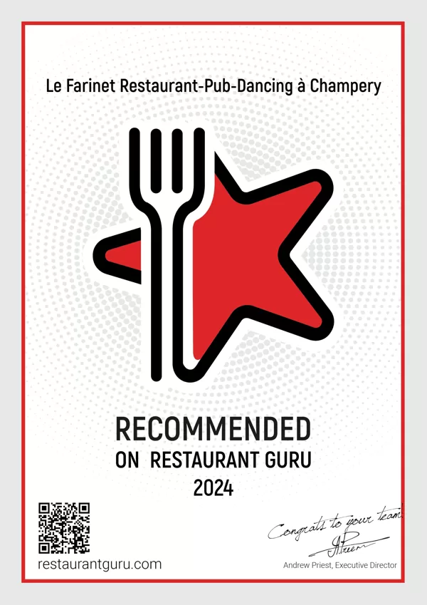 recompense-Guru- meilleur - restaurant - champery- 2024