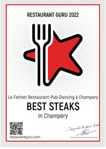 Le Farinet est récompensé pour proposer la meilleure viande à Champery